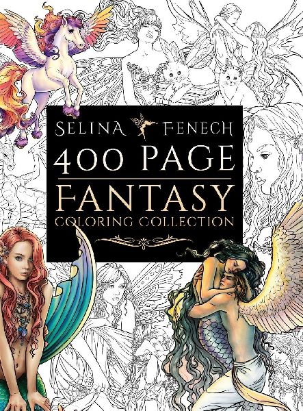 400 Page Fantasy Coloring Collection