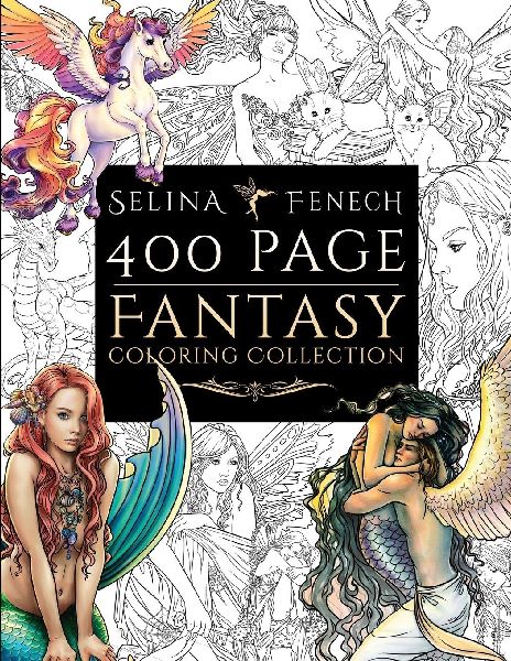 400 Page Fantasy Coloring Collection