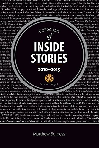 Collection of Inside Stories 2010 - 2015