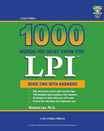 Columbia 1000 Words You Must Know for Lpi Book Two with Answers