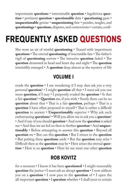 Frequently Asked Questions, Volume 1