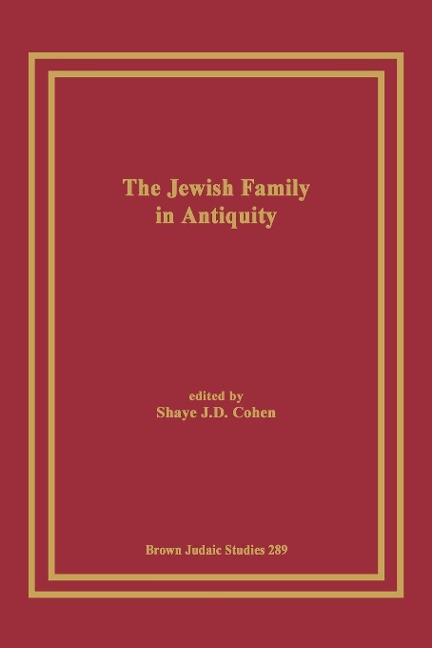 The Jewish Family in Antiquity