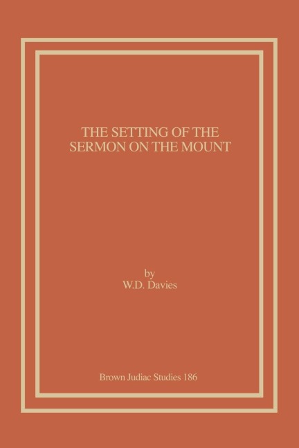 The Setting of the Sermon on the Mount