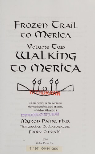 Frozen Trail to Mercia Volume Two Walking to Mercia