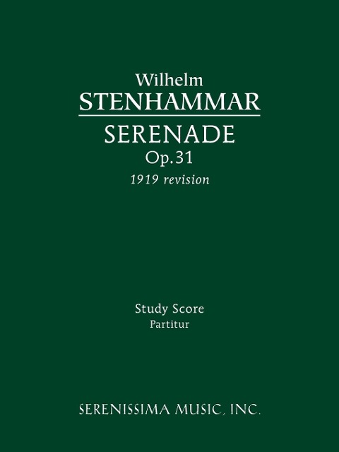 Serenade, Op.31 (1919 revision): Sudy score