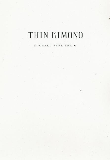 Thin Kimono