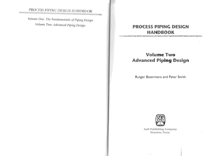 Advanced Piping Design (Process Piping Design)
