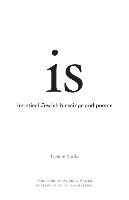 is: heretical Jewish blessings and poems