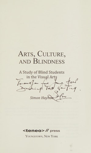 Arts, Culture, and Blindness A Study of Blind Students in the Visual Arts