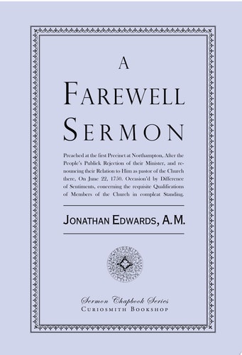 A Farewell Sermon