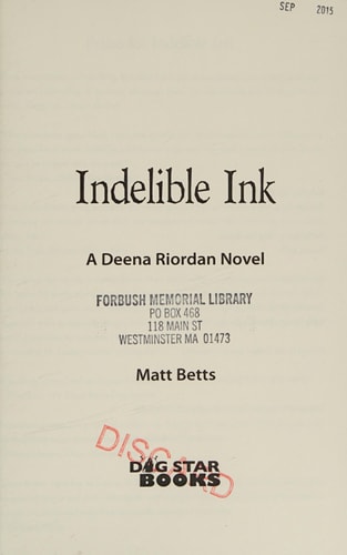Indelible Ink