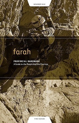 Farah Provincial Handbook A Guide to the People and the Province