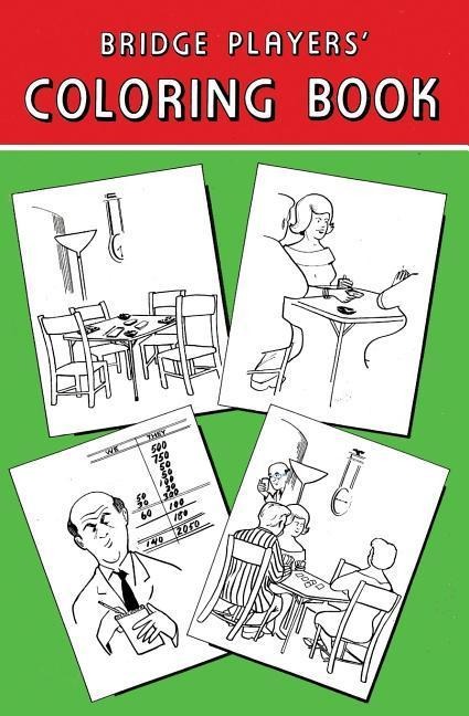 Bridge Players Coloring Book