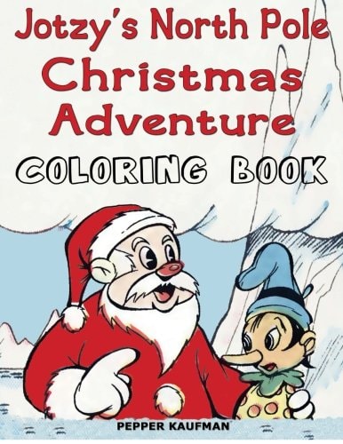 Jotzy's North Pole Christmas Adventure Coloring Book