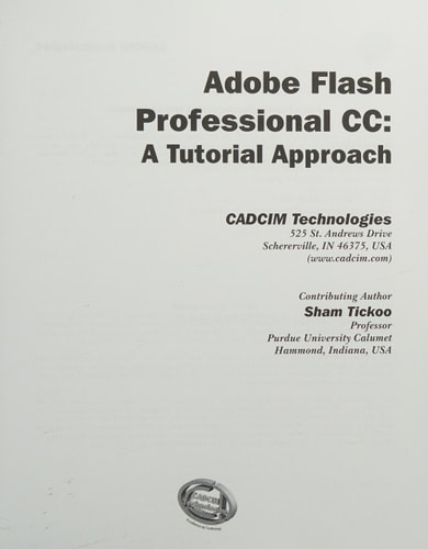 Adobe Flash Professional CC A Tutorial Approach