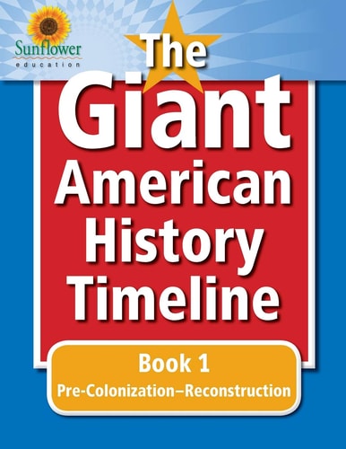 The Giant American History Timeline Book 1: Pre-Colonization-Reconstruction