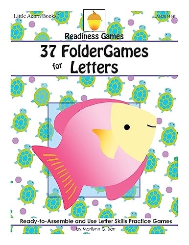 37 FolderGames for Letters Ready-To-Assemble and Use Letter Skills Practice Games