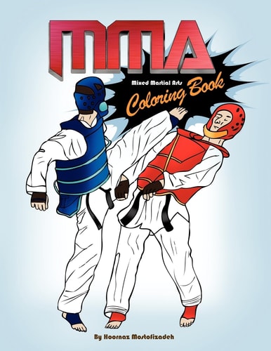 MMA Coloring Book Mixed Martial Arts Coloring Book