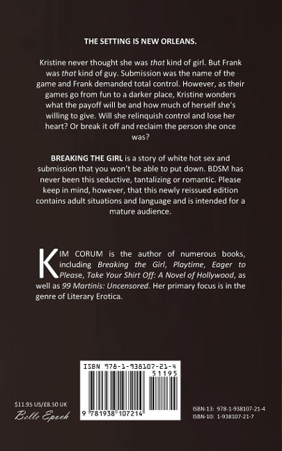 Breaking the Girl: A Novel of Bdsm Erotica