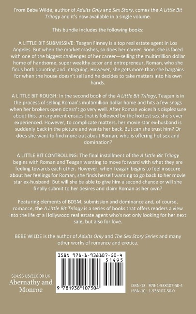 The a Little Bit Trilogy Bundle: A Little Bit Submissive; A Little Bit Rough; A Little Bit Controlling - A Bdsm Erotica Romance