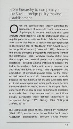 How Soviet Foreign Policy Failed What Complexity Science Tells Us That