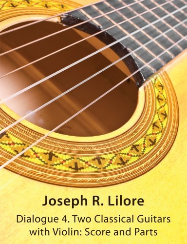 Dialogue 4 Two Classical Guitars with Violin: Score and Parts