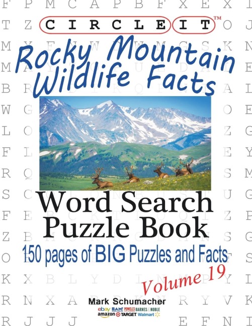 Circle It, Rocky Mountain Wildlife Facts, Word Search, Puzzle Book