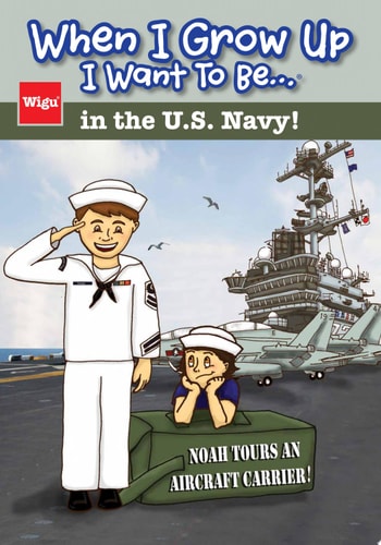When I Grow Up I Want To Be...in the U.S. Navy! Noah Tours an Aircraft Carrier!