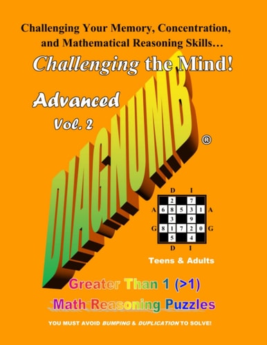 Diagnumb Advanced Vol. 2 Greater Than 1 (>1) Math Reasoning Puzzles