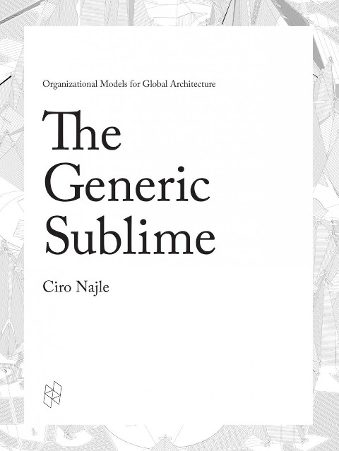 The Generic Sublime: Actar
