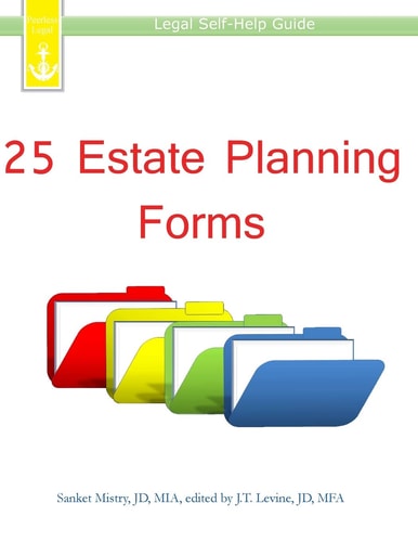 25 Estate Planning Forms Legal Self-Help Guide
