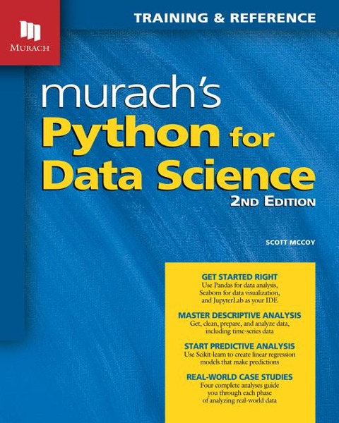 Murachs Python for Data Science (2nd Edition): Training and Reference