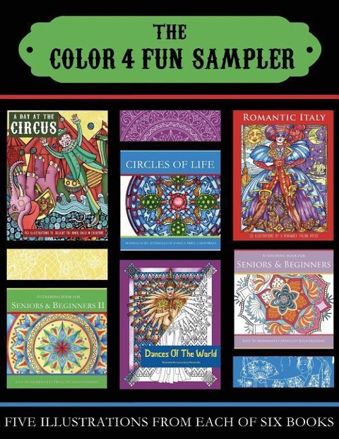 The Color 4 Fun Sampler: Five Illustrations from Each of Six Books