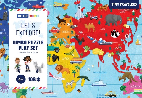 Jumbo Puzzle Play Set: Lets Explore!