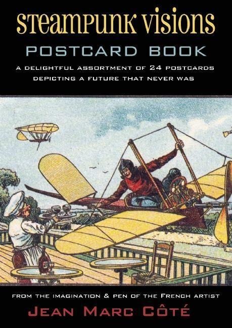 Steampunk Visions: A Delightful Assortment of 24 Postcards Depicting a Future That Never Was