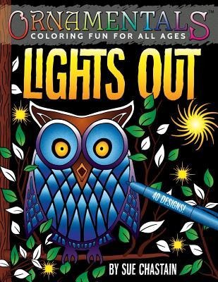 OrnaMENTALs Lights Out: 40 Lighthearted Designs to Color with Dramatic Black Backgrounds