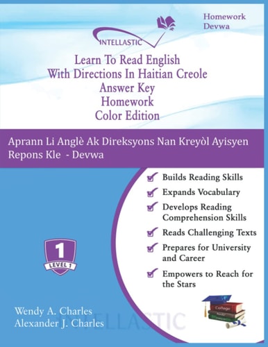 Learn To Read English With Directions In Haitian Creole Answer Key Homework Color Edition