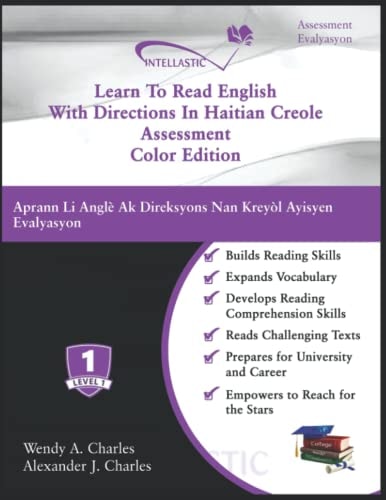 Learn To Read English With Directions In Haitian Creole Assessment Color Edition