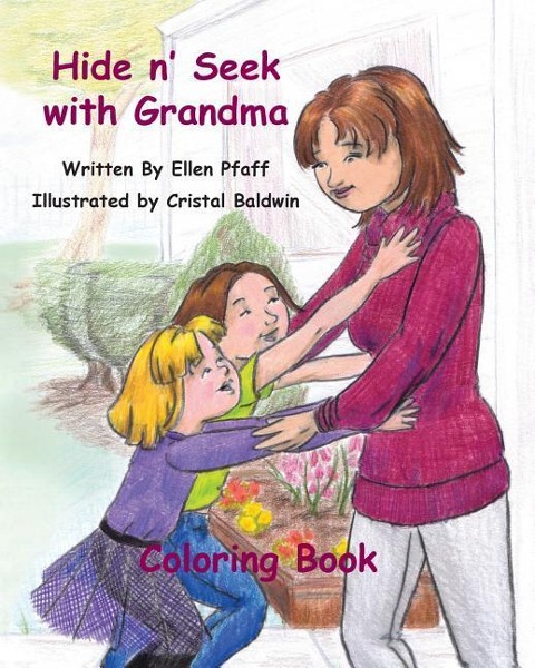 Hide n Seek with Grandma: Coloring Book