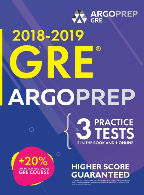 GRE by ArgoPrep: GRE Prep 2018 + 14 Days Online Comprehensive Prep Included + Videos + Practice Tests | GRE Book 2018-2019 | GRE Prep by ArgoPrep