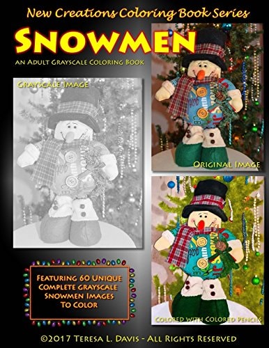 New Creations Coloring Book Series Snowmen