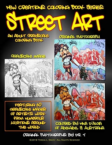 New Creations Coloring Book Series Street Art