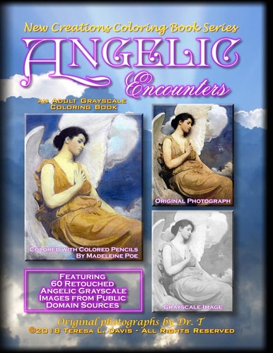 New Creations Coloring Book Series Angelic Encounters
