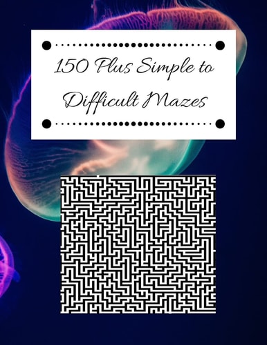 150 Plus Simple to Difficult Mazes A Skill Level for Every Age