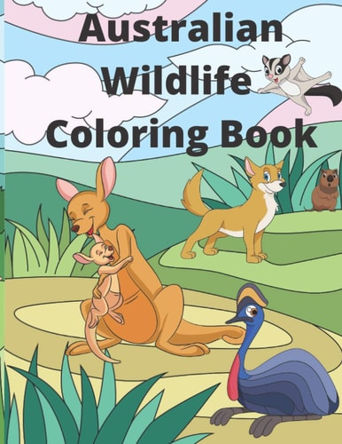 Australian Wildlife Coloring Book 25 Fun and Relaxing Australian Animals Coloring Pages