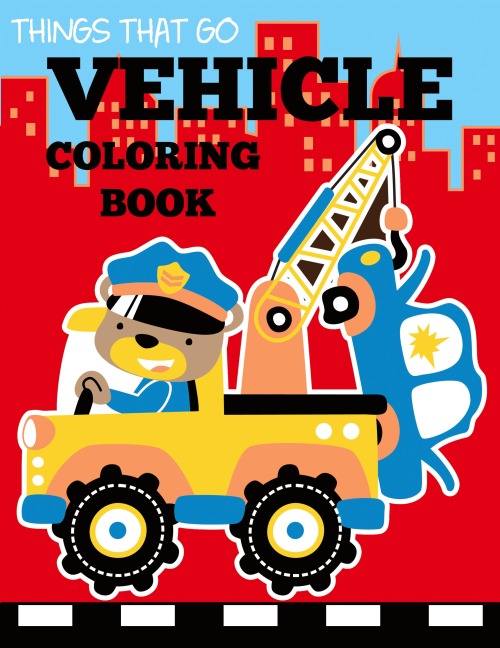 Vehicle Coloring Book