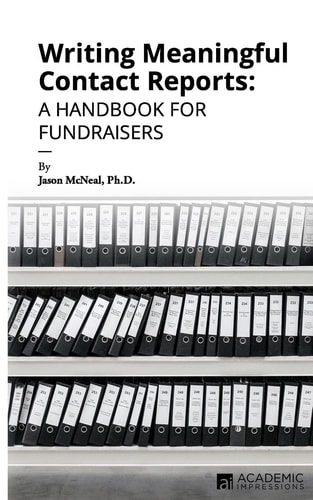 Writing Meaningful Contact Reports A Handbook for Fundraisers