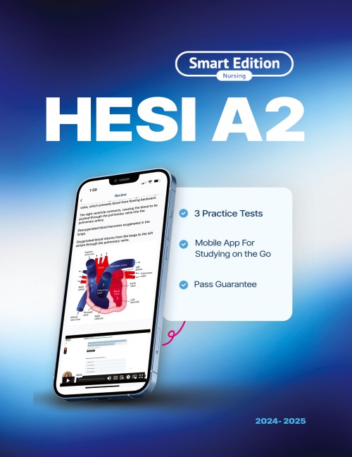 HESI A2 Full Study Guide: Smart Edition Academy HESI A2 Prep Book with 3 Online Practice Tests