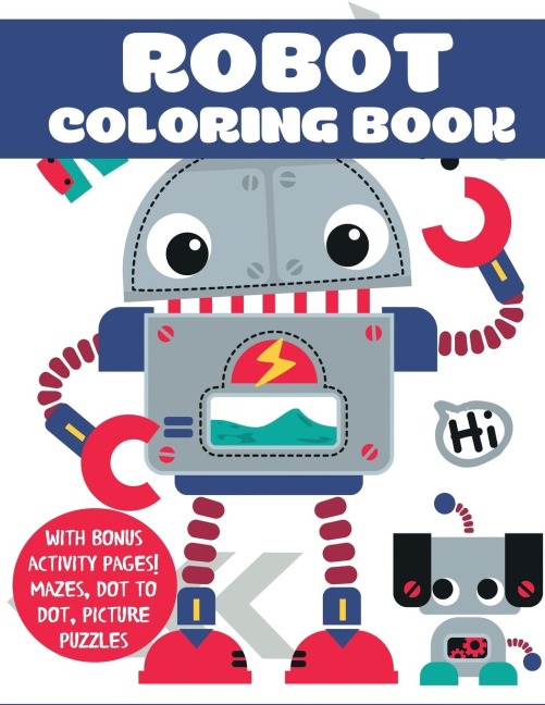 Robot Coloring Book