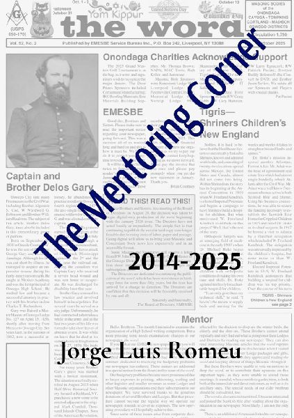 The Mentoring Corner: 2014-2025